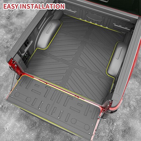 حصيرة سرير Xipoo متوافقة مع 2015-2024 Ford F-150 شاحنة سرير حصيرة 5.5 قدم بطانة سرير TPE استبدال بطانة البضائع لملحقات 2015-2024 Ford F-150 in Kuwait