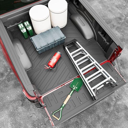 حصيرة سرير Xipoo متوافقة مع 2015-2024 Ford F-150 شاحنة سرير حصيرة 5.5 قدم بطانة سرير TPE استبدال بطانة البضائع لملحقات 2015-2024 Ford F-150 in Kuwait