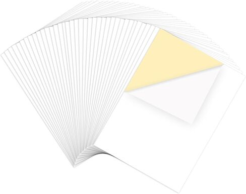 BAOFALI 50 Sheets/Set Masking Paper for Crafting, Repositionable Low-Tack Adhesive Sheets, Stamp and Die Paper Masks Painting, DIY Arts, Crafts 5.83x8.27inch（14.8x21cm） in Saudi Arabia