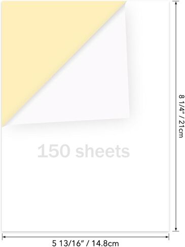 BAOFALI 50 Sheets/Set Masking Paper for Crafting, Repositionable Low-Tack Adhesive Sheets, Stamp and Die Paper Masks Painting, DIY Arts, Crafts 5.83x8.27inch（14.8x21cm） in Saudi Arabia