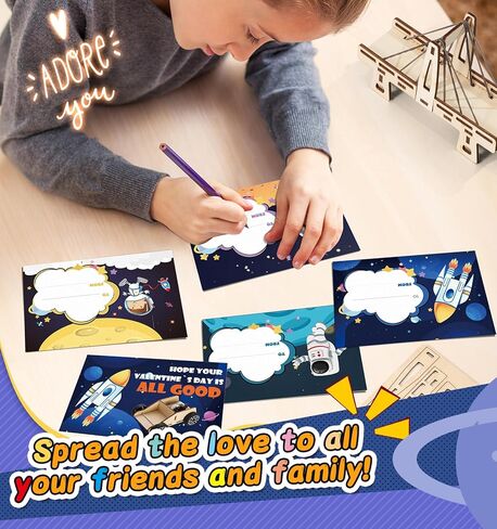 هدايا يوم عيد الحب للرضيع للأطفال ، بطاقات عيد الحب للأطفال - 24 تجارب علمية حزمة مجموعات STEM ، وفضل حفلات عيد الحب ، وهدايا تبادل عيد الحب للبنات فتيان تبادل الجوائز in Kuwait
