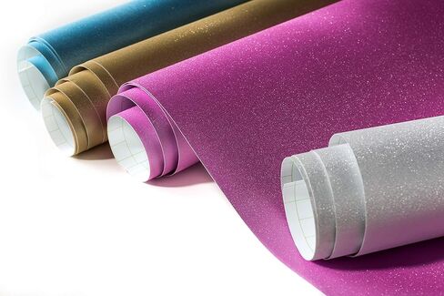 Cricut Shimmer Permanent Vinyl - Gold, 3-Pack of 4ft Rolls (12"x48") - Compatible with Cricut Maker & Explore Machines in Kuwait