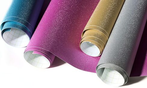 Cricut Shimmer Permanent Vinyl - Gold, 3-Pack of 4ft Rolls (12"x48") - Compatible with Cricut Maker & Explore Machines in Kuwait