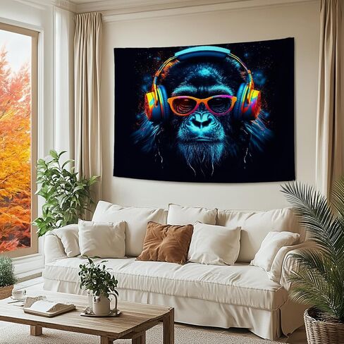 QROZIAR Retro Trendy Wall Decor Tapestry Wall Hanging, These Are The Good Old Days Vintage Tapestry Decor, Nostalgic Golden Days Wall Blanket Decor for Home Bedroom Living Room in Kuwait