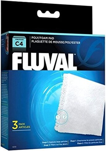Fluval C4 Power Filter Media Replacement Bundle, 3-Pack Bio-Screen and 3-Pack Poly/Foam Pad, Filter Media for Aquariums up to 70 Gallons in Kuwait