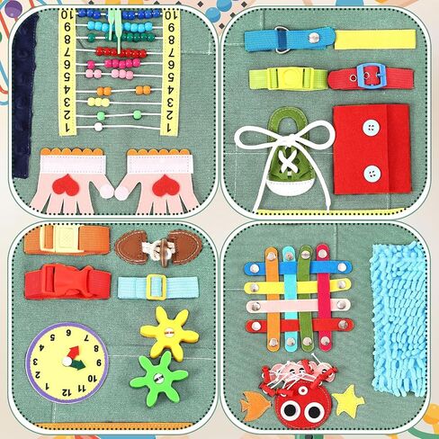 Fidget Apron for Elderly, Fidget Blanket for Dementia Activities for Seniors Alzheimer's Therapy Activity Apron Anxiety Relief Solutions Sensory Toys, Dark Blue in Kuwait
