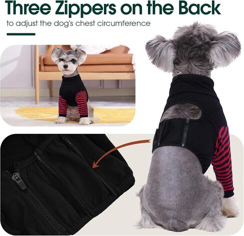 Kuoser Dog Recovery Suit for Front Legs, Dog Recovery Sleeve After Surgery, Dog Elbow Protector for Small Medium Large Dogs, Dog Joint Leg Sleeve Prevent Licking Wound Dog Cone Alternative, Black L in Saudi Arabia