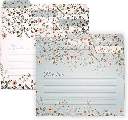 Steel Mill & Co Cute File Folders, Set of 9, Document Organizer for Filing Cabinet, Decorative Letter Size Files, Bees in Saudi Arabia