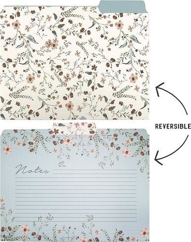 Steel Mill & Co Cute File Folders, Set of 9, Document Organizer for Filing Cabinet, Decorative Letter Size Files, Bees in Saudi Arabia