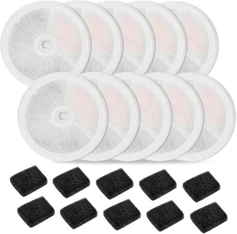 (10 pcs) Upgraded Filter Units 3.0 for PET Cat Water Fountains E versweet 2S/3/3 Pro,E versweet Solo/Solo SE, Replacement Filters in Saudi Arabia
