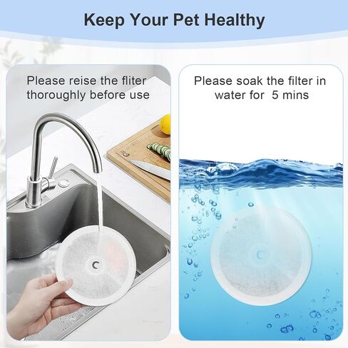 (10 pcs) Upgraded Filter Units 3.0 for PET Cat Water Fountains E versweet 2S/3/3 Pro,E versweet Solo/Solo SE, Replacement Filters in Saudi Arabia