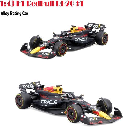 2024 Bbuago 1/43 F1 RB20#1 Formula 1 Alloy Miniature Racing Car for Red Bul Die Cast Static Adult Collection Model Gift (Hardcover Edition) in Saudi Arabia