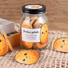 60 PCS Pickle Cards Jar ، جرة الدعم العاطفي ، بطاقات تأكيد Pickle ، هدايا ملهمة للنساء ، الهدايا البهيجة ، هدية إيجابية فريدة من نوعها للنساء ، فتاة في سن المراهقة