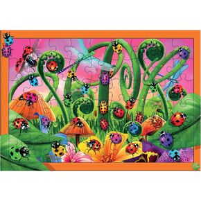 3D Livelife Tray Jigsaw Puzzle - Park Ladybird الترفيه. اللغز علة ثلاثية الأبعاد مع 40 قطعة! يتراوح أحجية الدرج من Deluxebase. العمل الفني الأصلي مرخص من الفنان الشهير ، مايكل سيرل!