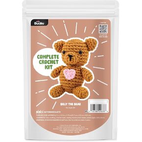 Bucilla Complete Crochet Kit ، Dan the Dino ، 5 "
