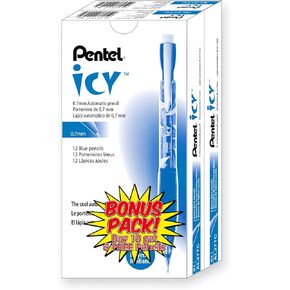 Pentel Automatic Pencils, 0.7mm, Refillable, 24/Pack, Blue (PENAL27TCSWSPR)