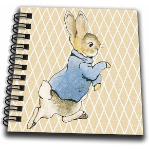 3dRose db_79399_3 Peter Rabbit Vintage Art- Animals - Mini Notepad, 4 by 4"