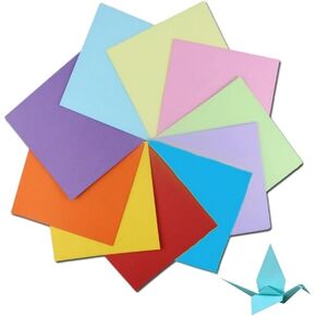 ورقة ملونة 70GSM A4 ملونة ، 100 ورقة ورقة اوريغامي ل DIY المصنوعة يدوي