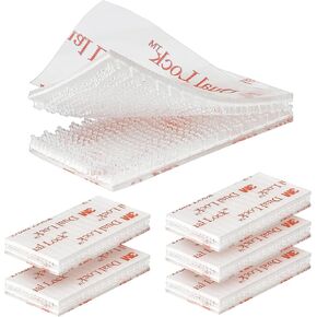 قفل ثنائي قابلين لإعادة التثبيت ، حامل تمرير EZ ، 1 '' x 2 '' شريط التثبيت الثقيل ، 10pcs التزاوج الذاتي التزاوج الذاتي sj3560