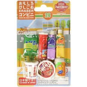 Iwako يابانية العلامة التجارية الخفيفة مجموعة الممحاة اليابانية