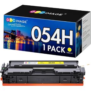 GPC Image Compatible Toner Cartridge Replacement for Canon 054 054H to use with ImageClass LBP622Cdw MF644Cdw MF642Cdw MF640C LBP620 Toner Printer Ink (Yellow)