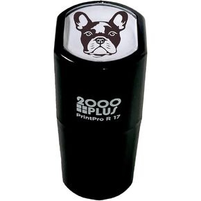 French Bulldog Stamp/2000 Plus Cog inking Dog Stamper/9/16 "Small Black Puppy Purnrin
