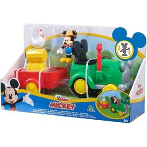 JP Mickey & Minnie JPL38734 Mickey Mouse Barnyard Fun Tractor ، Multi Color