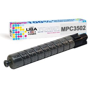 MADE IN USA TONER Compatible Replacement for Ricoh Savin MP C3002 MP C3502 MPC3002 MPC3502 841735 - (Black, 1 Cartridge) 28,000 Pages