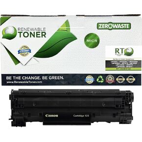 RT 125 Toner Compatible Replacement for Canon CRG-125 Printer Ink Cartridge (Black)