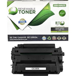 Renewable Toner 55X CE255X MICR Toner Compatible High Yield Replacement for HP 255X Laser Printers P3010 P3015 P3016 M521 M525 MFP Check Printer Cartridge