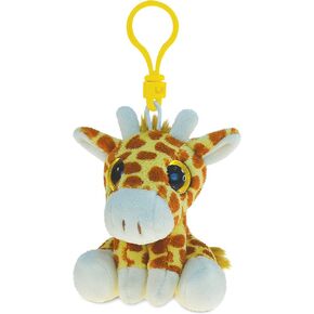 Dollibu Big Giraffe Giraffe Plush -keychain - سلسلة مفاتيح الزرافة المحشوة ، وسلاسل المفاتيح الفخمة الرقيقة للحقائب أو المحفظة أو المحفظة أو الحقيبة