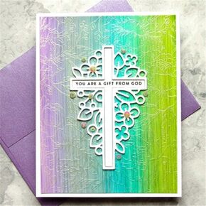 Cutting Dies for Card Making, YunTrip Cross Flowers Metal Cutting Die Cut Stencils for DIY Scrapbooking Photo Album Decorative Paper Cards Craft for Greeting Cards/Invitation Card Making Accessories