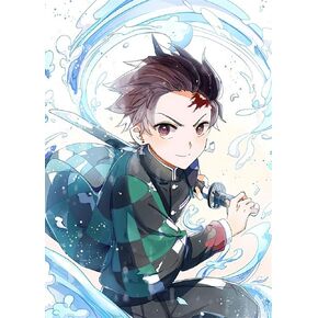 DIY 5D Diamond Painting anime by Number Kits Trills Full Trills for Comfort ، Cross Stitch Crystal Rhinestone Pictures Arts Craft for Home Wall Decor Gift. (G-M-R-11-30x40)