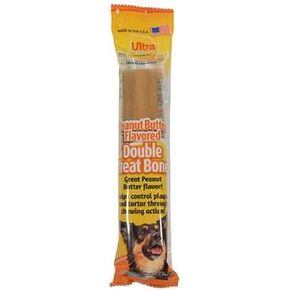 Ultra Chewy 8035569 2.8 أونصة زبدة الفول السوداني يتلوى للكلاب-حزمة 1 ، 2 في 1