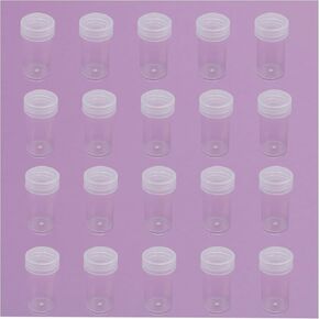 Ozxno 20 PCS الماس Art Bead Storage Containers Plastic Diamond Storage Sortage Ons for Small Compl
