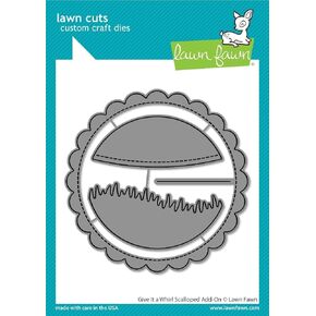 Lawn Fawn LF3367 Give It A Whirl Scalloped Add-On Dies