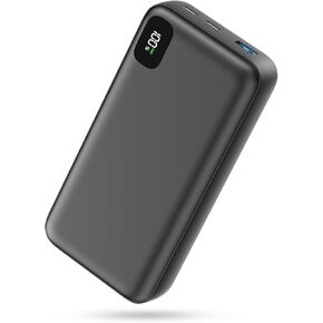 Power Bank, 20000mAh 65W USB C Laptop Portable Charger, PD QC4.0 Fast Charging 3 Outputs Laptop Charger External Battery Pack for Laptop MacBook Dell XPS iPad Tablet Steam Deck iPhone Samsung