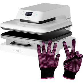 Htvront Auto Heat Press Machine والقفازات المقاومة للحرارة