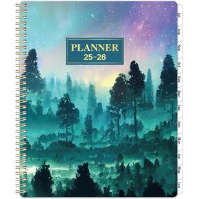 2025-2026 Planner-المخطط الأكاديمي 2025-2026 ، يوليو 2025-يونيو 2026 ، 9 "× 11" أسبوعيًا وشهريًا مع علامات تبويب ، ملزمة مزدوجة ، عطلات ، جيب الخلفي