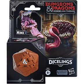 Dungeons & Dragons Honor Among Thieves D&D Dicelings Mimic Collectible D&D Monster Dice Converting Giant d20 Action Figures Role Playing Dice