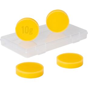 Natural Beeswax Block, 4x10g, for Candle Making, DIY Crafts, Supplied by Jevie (4pcs)