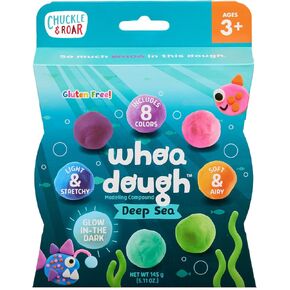 Chuckle & Roar - Whoa Dough Deep Sea 8 Pack - Tactile Kids Dough - Fun Arts and Crafts Time for Preschoolers - Safe Formula for Kids - Ages 3 and Up