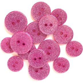 أزرار أزرار Galore Glitter Craft & Sewing Batuns Sweet 16-3 Packs - 45 buttons