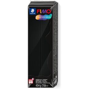Staedtler Fimo Professional Polymer Clay - Artist Oven Bake Clay للمجوهرات ، النحت ، النمذجة ، أبيض ، كتلة 1 رطل ، 8041-0