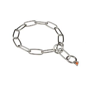 Herm Sprenger Stefless Steel Fruct Fruc Cog Cog ، 4.0 مم-حجم 23 بوصة (58 سم) للكلاب بحجم الرقبة من 20 إلى 21 بوصة (50-53 سم) مصنوعة في ألمانيا