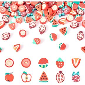 Elecrelive 180pcs Zodiac Clay Beads 12 Constellations Flat Round Loose Beads 10mm Disc Polymer Clay Beads or Jewelry Necklace Earring Friendship Birthday Bracelet Making