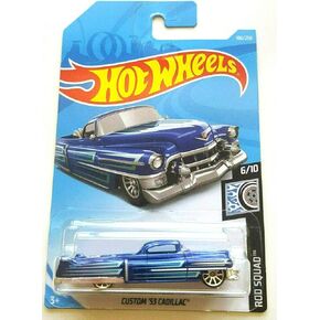 Diecast Hot Wheels Custom '53 Cadillacs - Rod Squad 6/10 [Blue] 106/250