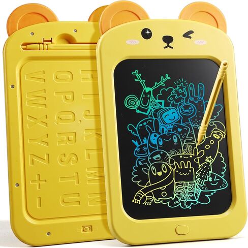 LCD Writing Tablet for Kids, Colorful Toddlers Toys Drawing Board, Educational Kid Doodle Pad Dinosaur Toys for 2 3 4 5 6 7 8 Year Old Boys Girls Birthday Party Christmas Gifts, 8.5in in Saudi Arabia