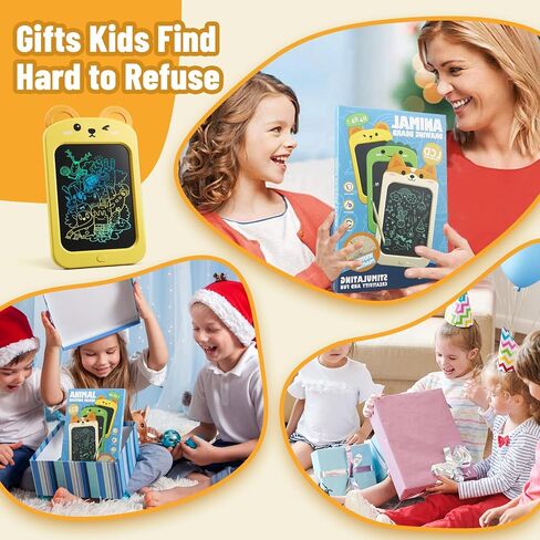 LCD Writing Tablet for Kids, Colorful Toddlers Toys Drawing Board, Educational Kid Doodle Pad Dinosaur Toys for 2 3 4 5 6 7 8 Year Old Boys Girls Birthday Party Christmas Gifts, 8.5in in Saudi Arabia