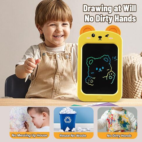 LCD Writing Tablet for Kids, Colorful Toddlers Toys Drawing Board, Educational Kid Doodle Pad Dinosaur Toys for 2 3 4 5 6 7 8 Year Old Boys Girls Birthday Party Christmas Gifts, 8.5in in Saudi Arabia